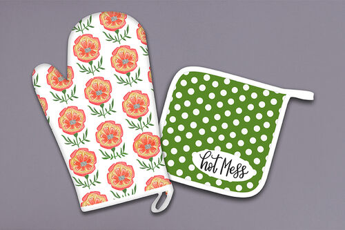 Hot mess Mitt set