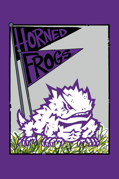 TCU MASCOT FLAG