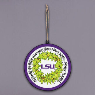 LSU Metal Ornament