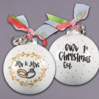 3.5" Mr & Mrs Ornament