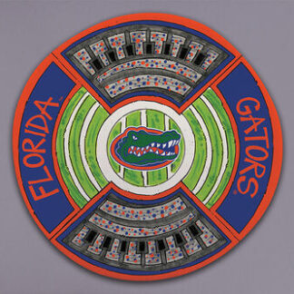 FL ROUND STADIUM PLATTER 13.5