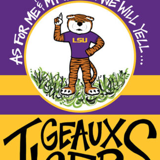 LSU As For Me Flag