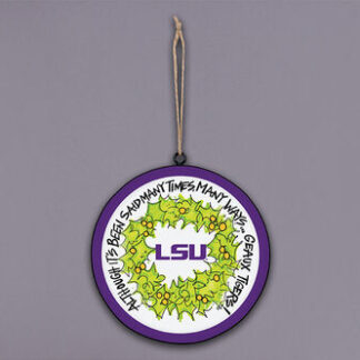 LSU Metal Ornament