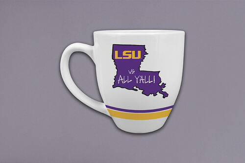 Gifts Etc  LSU Travel Mug, 14oz.