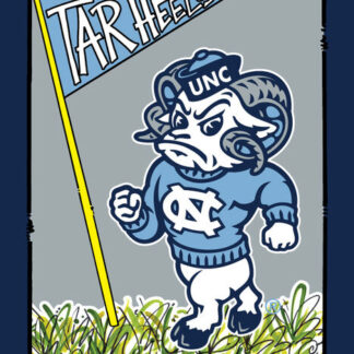 UNC MASCOT FLAG