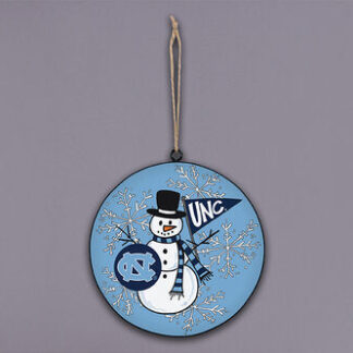 NC SNOWMAN METAL ORN