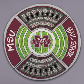 MS ST ROUND STADIUM PLATTER 13.5