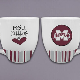 MS ST Heart Striped Mug