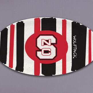 NC ST 12" OVAL STRIPED