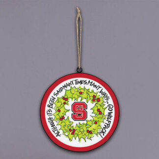 NC ST Metal Ornament