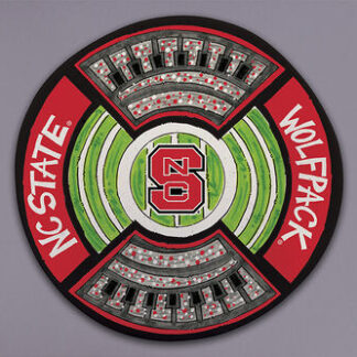 NC STATE ROUND STADIUM PLATTER 13.5