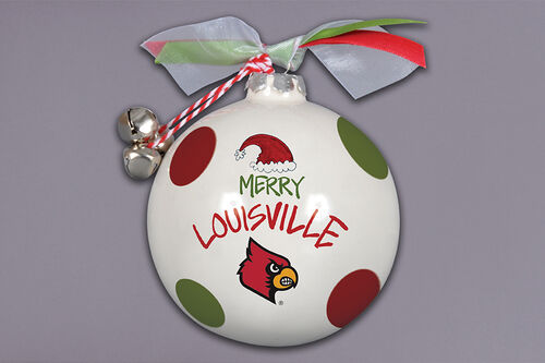 Magnolia Lane University Of Louisville Puff Ornament