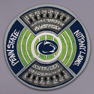 PENN STATE ROUND STADIUM PLATTER 13.5