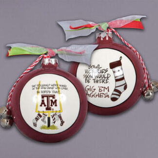 TX A&M STOCKINGS ORN