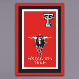 TX TECH Mascot Flag