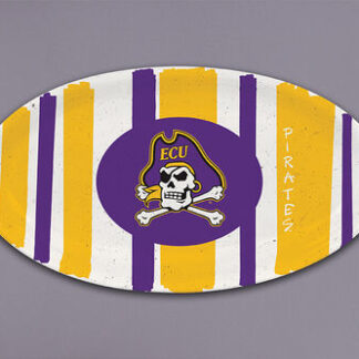 ECU 12" OVAL STRIPED