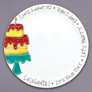 10.5 Bday Cake Plate