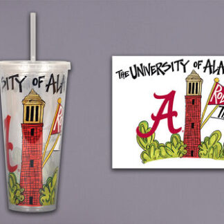 AL 22 OZ TUMBLER WITH STRAW