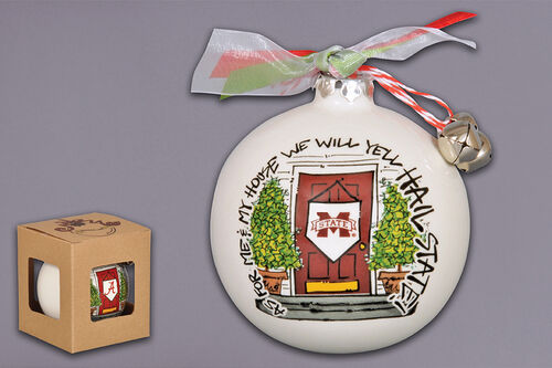 Phi Mu House Ornament - Ole Miss - ONLINE EXCLUSIVE — Home Malone