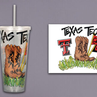 TX TECH 22 OZ TUMBLER WITH STRAW