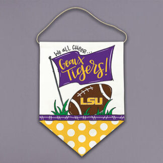 LSU WE ALL CHEER DOORHANGER