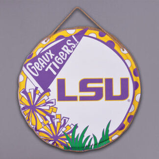 LSU Burlap Hanger