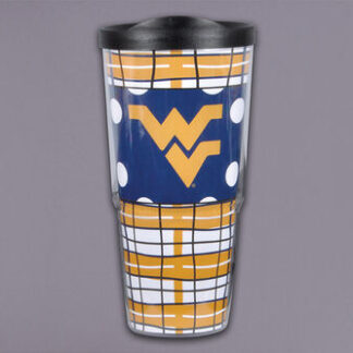 WVU 24 OZ TUMBLER W/LID