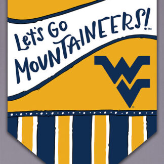 WVU Dots and Stripes Flag