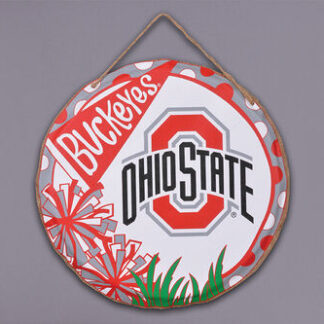 OSU Burlap Hanger