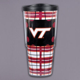 VA TECH 24 OZ TUMBLER W/LID