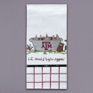 TX A&M Eat, Drink Handtowel