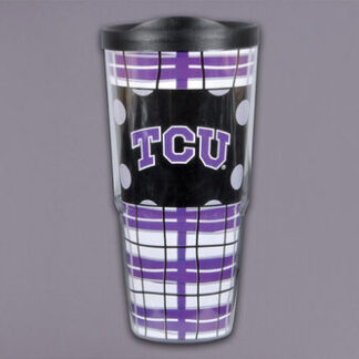 TCU 24 OZ TUMBLER W/LID