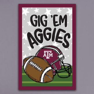 TX A&M Football Flag