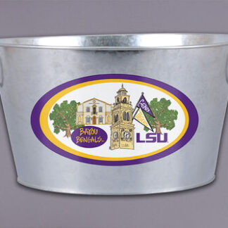 LSU Galvanized Bucket