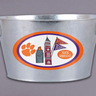 CLEMSON Galvanized Bucket