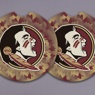 FSU Tie Dye Car Coaster