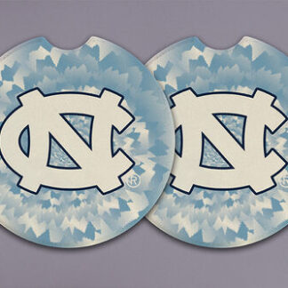 UNC Tie Dye Car Coaster