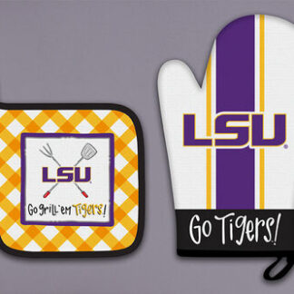 LSU MITT POT Holder SET