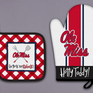 OLE MISS MITT POT Holder SET