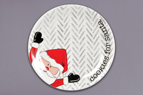 Cookie for Santa Plate