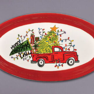 12IN OVAL TRUCK PLATTER