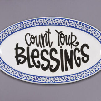 COUNT YOUR BLESSINGS OVAL