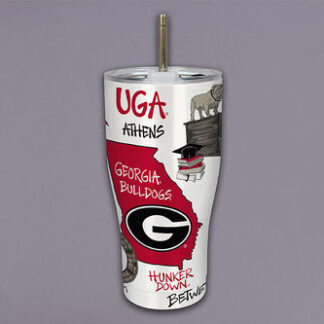 UGA Icon Metal Tumbler