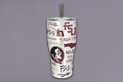 FSU Icon Metal Tumbler