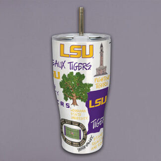 LSU Icon Metal Tumbler