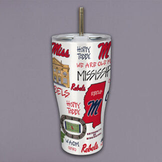 OLE MISS Icon Metal Tumbler