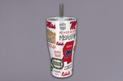 OLE MISS Icon Metal Tumbler