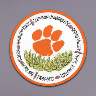 CLEMSON 4 plate set