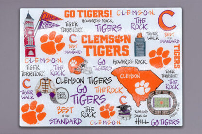 CLEMSON Tempered Glass Board