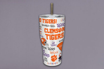 CLEMSON Icon Metal Tumbler